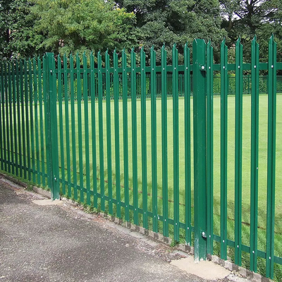 H Post Stainless Steel Palisade Fencing Hot Dip Galvanized European