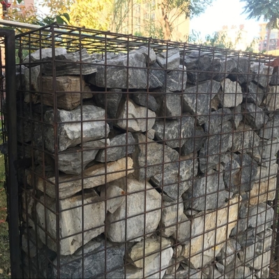 Galvanized Welded 3mx1mx1m Gabion Wire Mesh For River Bank Retaining Wall