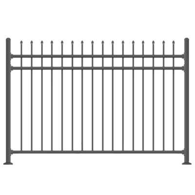 Precio de fábrica de la cerca de metal de privacidad de acero galvanizado panel de la cerca