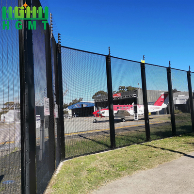 Durable 358 carcel malla de seguridad de la cerca de seguridad antiascensión personalizar vista clara sostenible