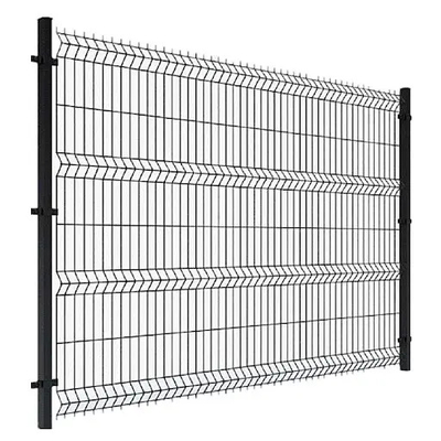 Edificios de jardín Suministros para exteriores Metal 3D curvado curvado de acero soldado malla de alambre Jardín panel de cercas