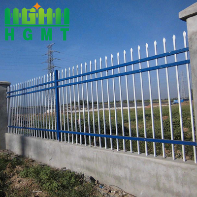 Venta caliente duradera de alta seguridad moderna ornamentales picot Tubular valla