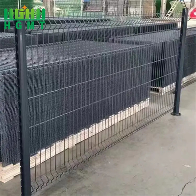 Producción de fábrica Venta caliente Visión clara 3d cerca de malla de alambre curvado
