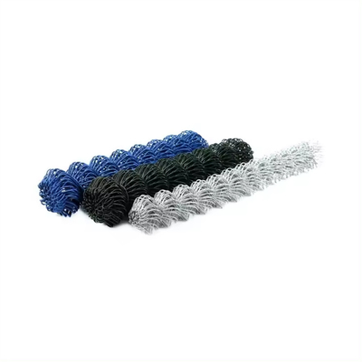 Rejilla de enlace de cadena de metal revestido de PVC galvanizado mayorista Negro en venta
