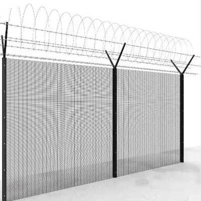 Puesta cuadrada de 1.8m Anti-ascensión 358 Recinto de seguridad acero galvanizado con recubrimiento en polvo y PVC para viviendas agrícolas