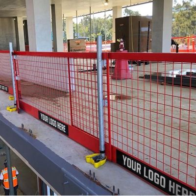 Barrera de protección de borde de base ancha Aumento de la estabilidad evita el choque en el viento