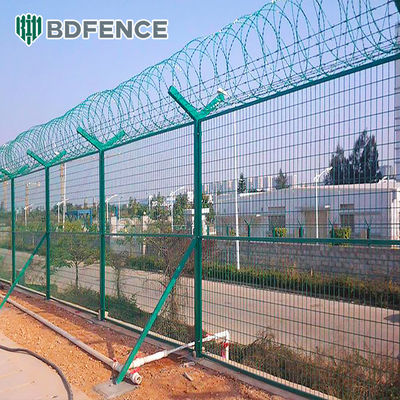 Airport Wire Mesh Panel Aoa Fence Easily Assembled Garden Boundary Wall Security Iron Fencing