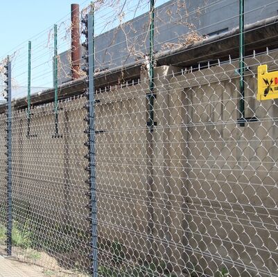 Modernos rápidamente instalar cercas de seguridad eléctricas de conexión capaz