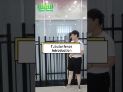 Cerca de acero tubular