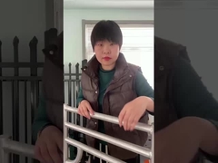 Campo 4 rieles paneles de patio de ganado galvanizados a fuego