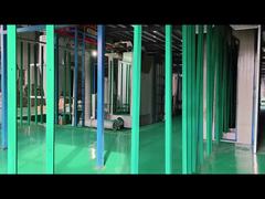 Recinto antiascensión recubierto en polvo de 80*80 mm