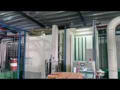 poste con recubrimiento de polvo